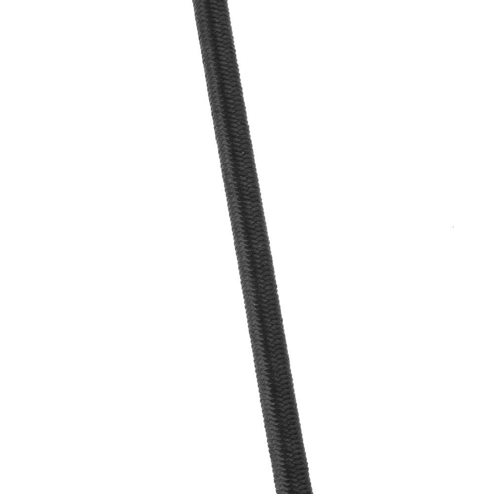 Yucurem 1.5m Clothesline Bungee Straps with Hooks for Motorcycle Cars Bikes Luggage Rack Essential for Travel (Black)